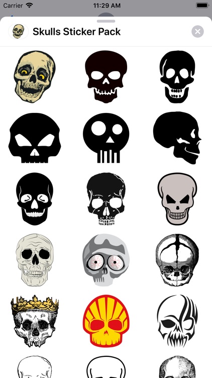 Skulls Sticker Pack