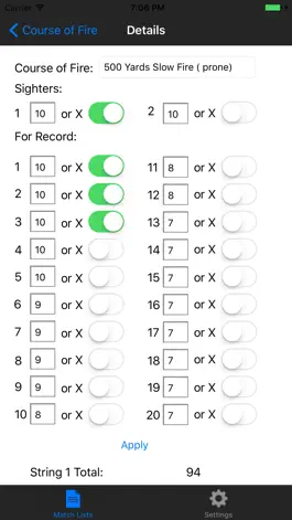 Game screenshot My NRA Rifle Match Score Sheet hack