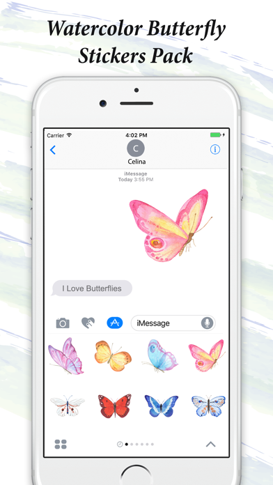 How to cancel & delete Butterfly Loving Stickers from iphone & ipad 4