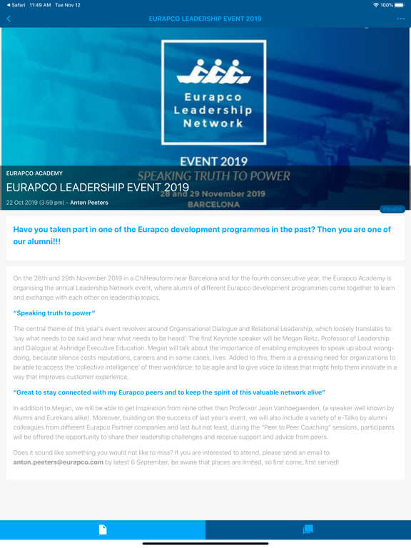Screenshot #5 pour Eurapco news App