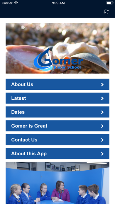 Screenshot #1 pour Gomer Junior School