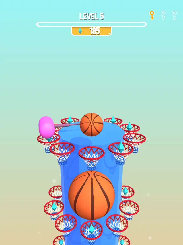 Basket Bang 3D, game for IOS