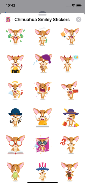 Chihuahua Smiley Stickers(圖1)-速報App