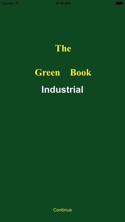 Industrial Green Book