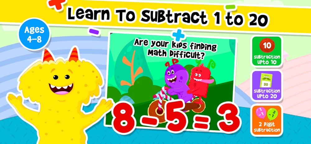 Addition Subtraction for Kids! hack tool