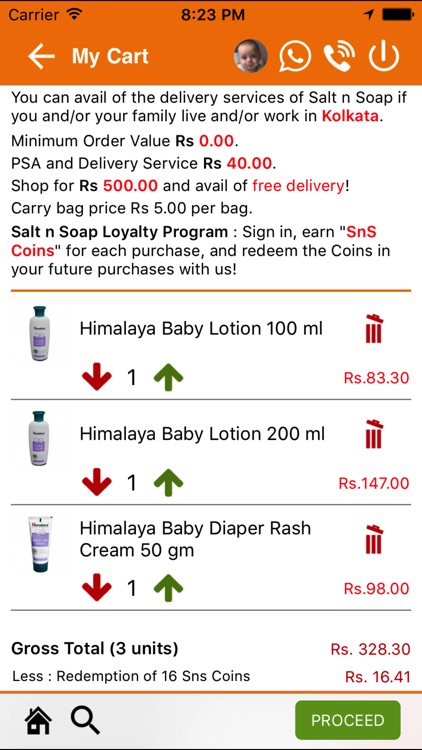 Salt n Soap - Online Grocery screenshot-3