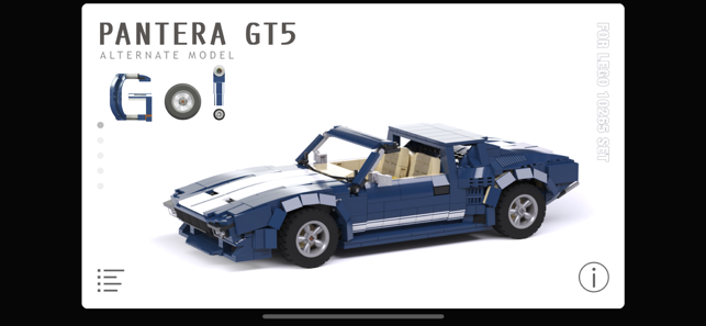 Pantera GT5 for LEGO 10265 Set