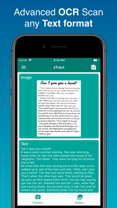 xTract - OCR scanner & reader screenshot 2