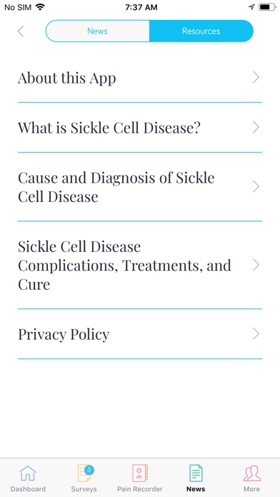 Sickle Cell Symptom Recorder screenshot 3