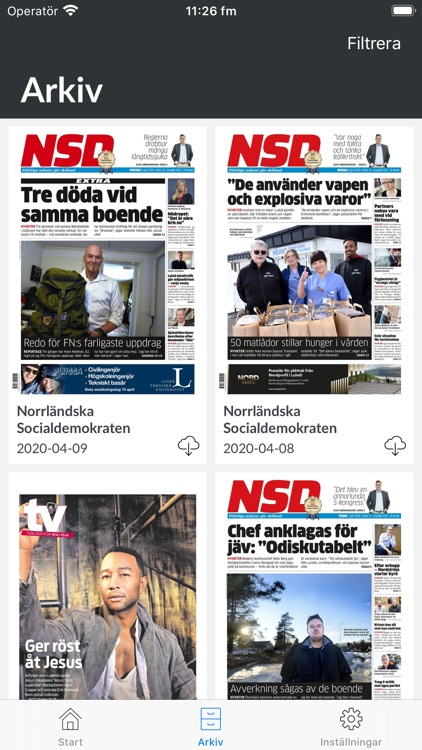 E-tidning NSD