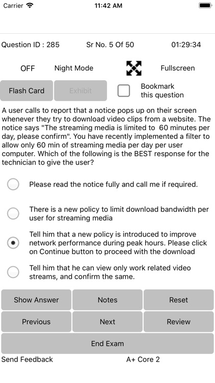 Aplus Core 2 Exam Sim