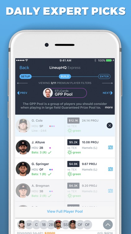 LineupHQ Express for DK