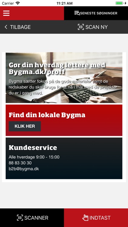 BYGMA Produktdata