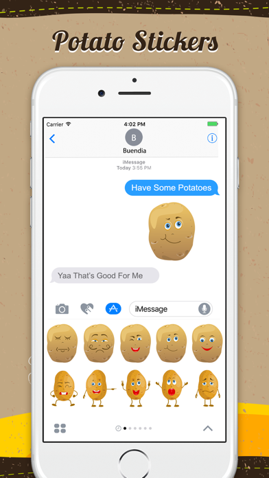 Animated Potato Stickers screenshot 4