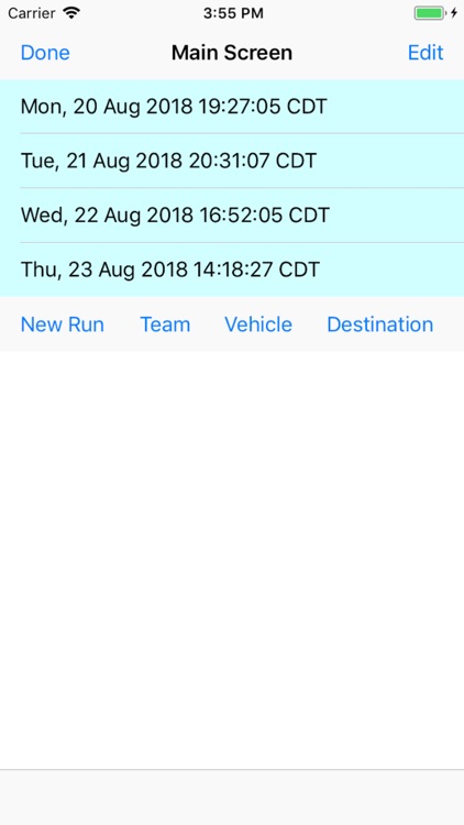 EMS Vehicle/Destination Log screenshot-4