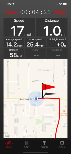 Fitmeter Bike - GPS Cycling(圖1)-速報App