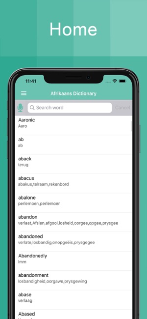 Afrikaans Dictionary Offline(圖2)-速報App