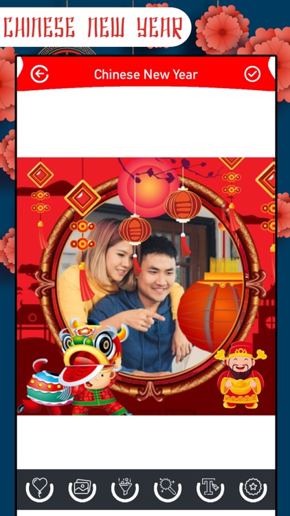 Chinese New Year Frame&Sticker