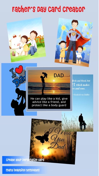 How to cancel & delete Father's Day Cards - Photo Frames Creator & Quotes from iphone & ipad 1
