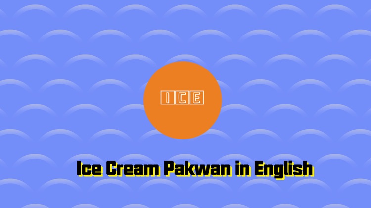 Ice Cream Pakwan in English