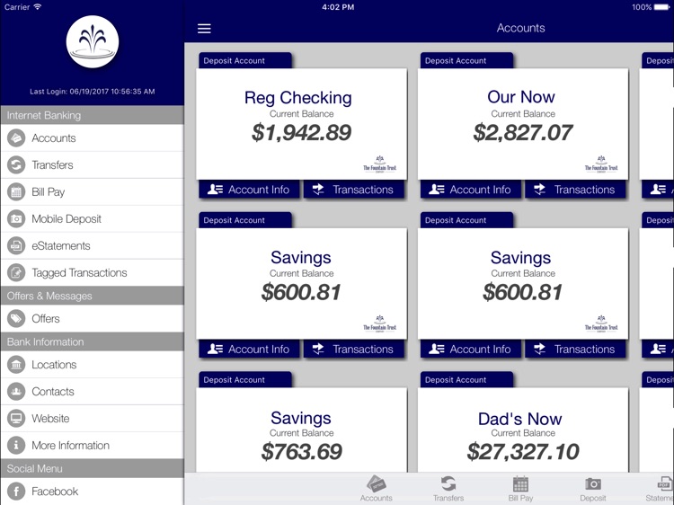 Fountain Trust Mobile for iPad screenshot-4