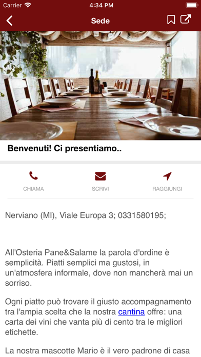 How to cancel & delete Osteria Pane&Salame-Nerviano from iphone & ipad 4