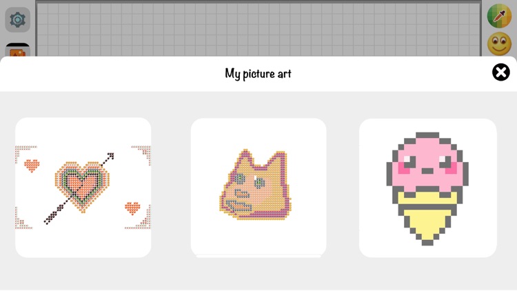 Drawing by pixel - Emoji paint screenshot-3