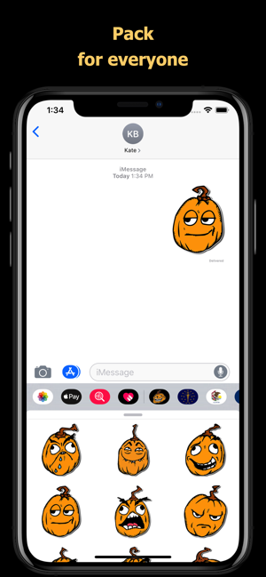 Halloween Mem emoji - pumpkin(圖4)-速報App