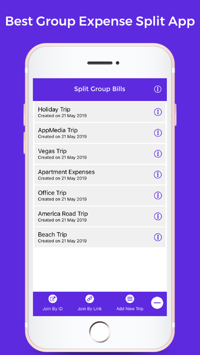 How to cancel & delete Split Group Bills from iphone & ipad 1