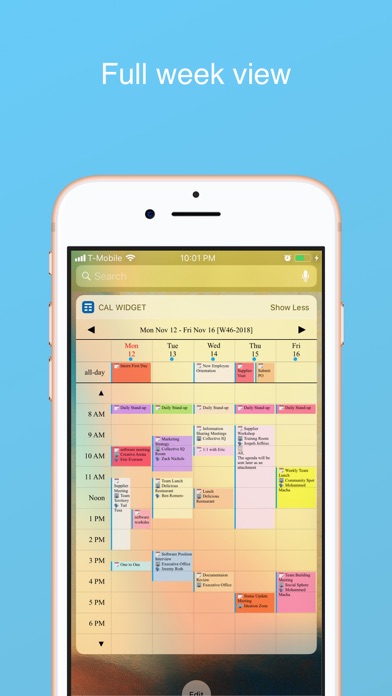 How to cancel & delete Week Calendar Widget Extension from iphone & ipad 1