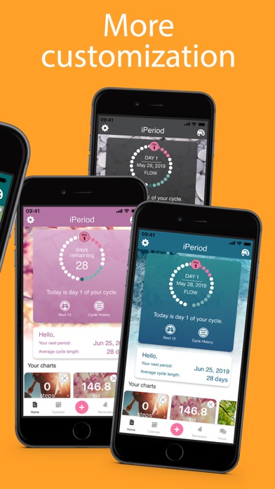 iPeriod Free (Period / Menstrual Calendar) Screenshot 2