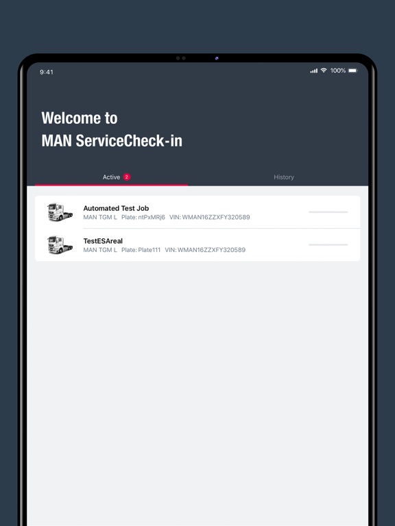 MAN ServiceCheck-in screenshot 3