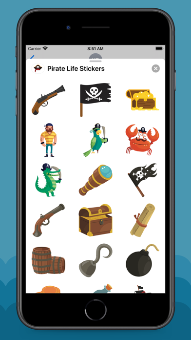 Pirate Life Stickers screenshot 3
