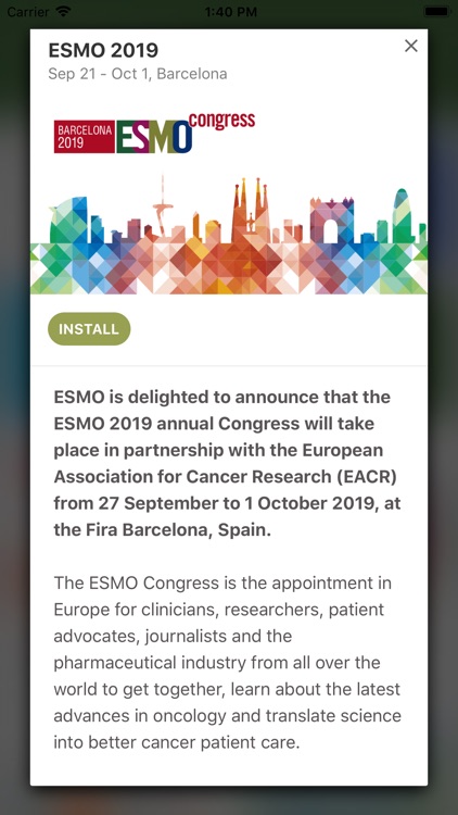 ESMO Events App