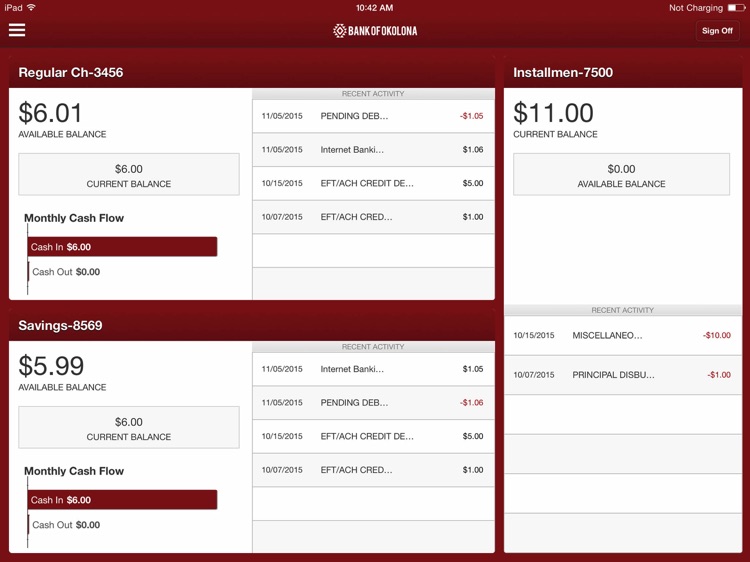 Bank of Okolona for iPad