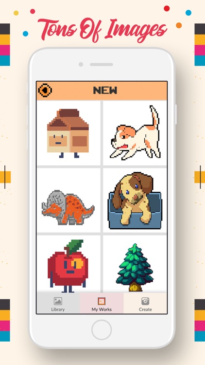 Pixel Grid Color by Number