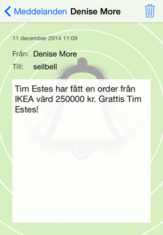 Sell Bell Messenger screenshot 2