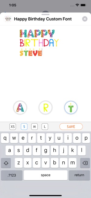 Happy Birthday CUstom FONt(圖2)-速報App