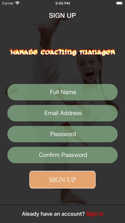 Karate Coaching Manager