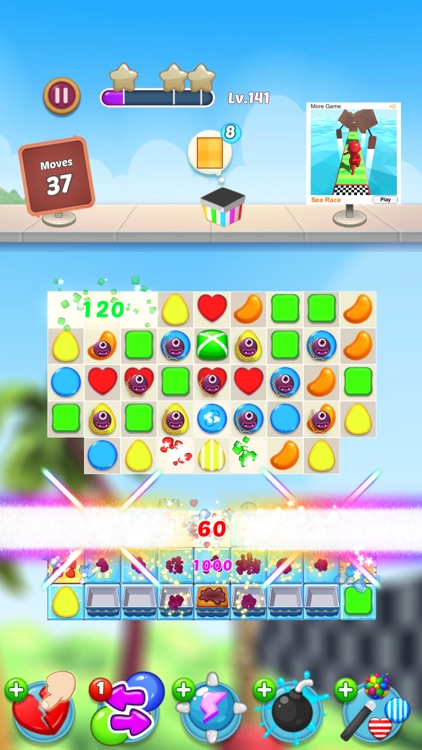 Candy Stack Jewels - Match 3 screenshot-3