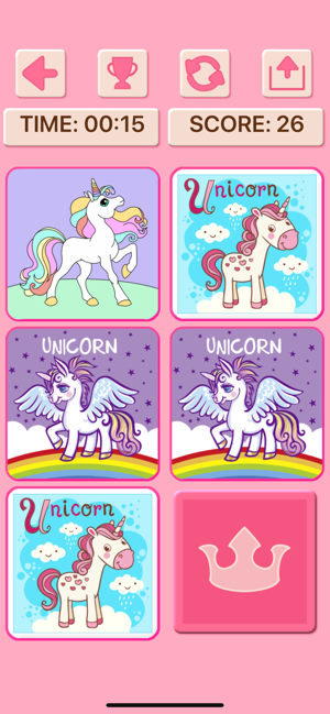 Princess Unicorn Memory Games(圖6)-速報App