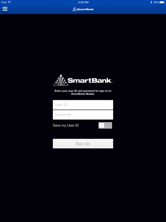 SmartBank Tablet