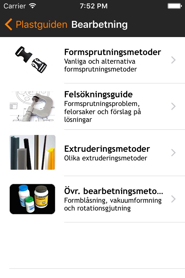 Plastguiden screenshot 3