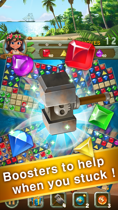 Paradise Jewel: Match-3 Puzzle screenshot 4