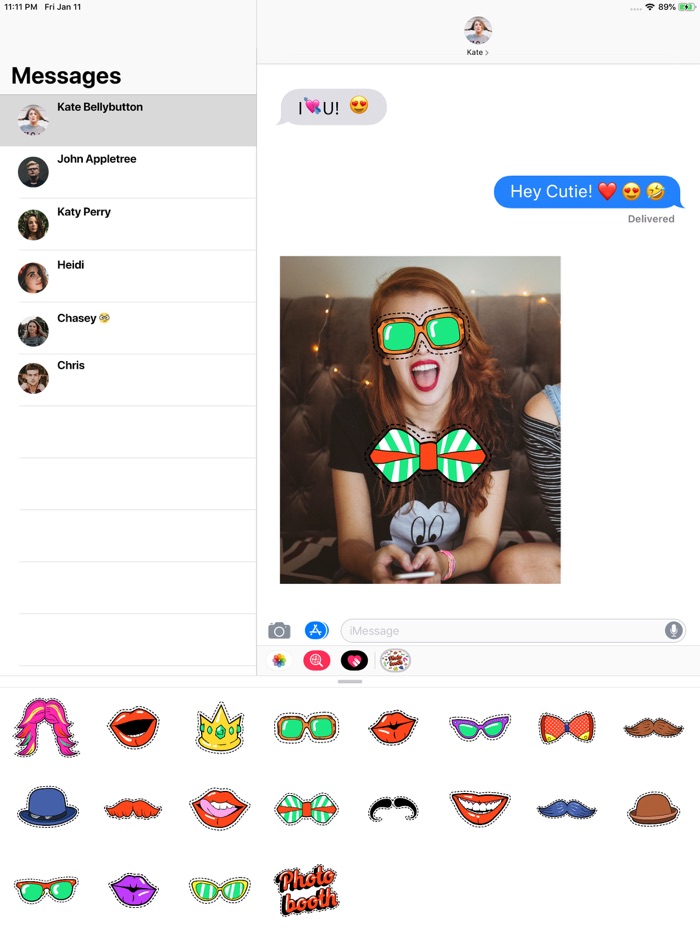 Fancy Selfie Photo Booth Props