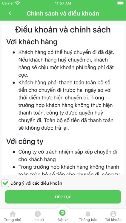 Keyway - Ứng dụng đặt xe