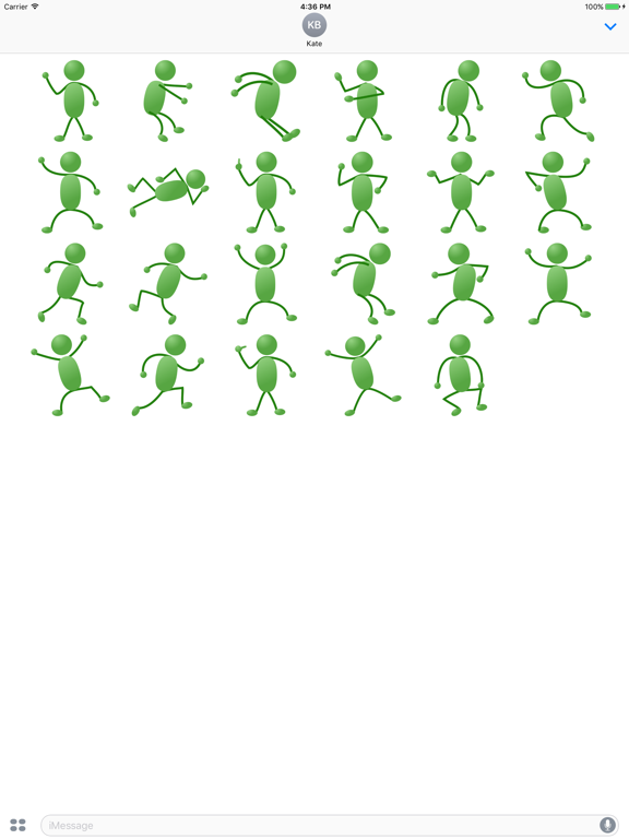 Screenshot #5 pour Cute green man