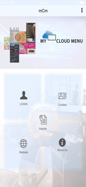 My Cloud Menu