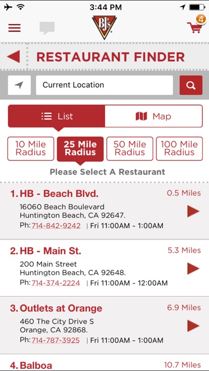 BJ’s Mobile App