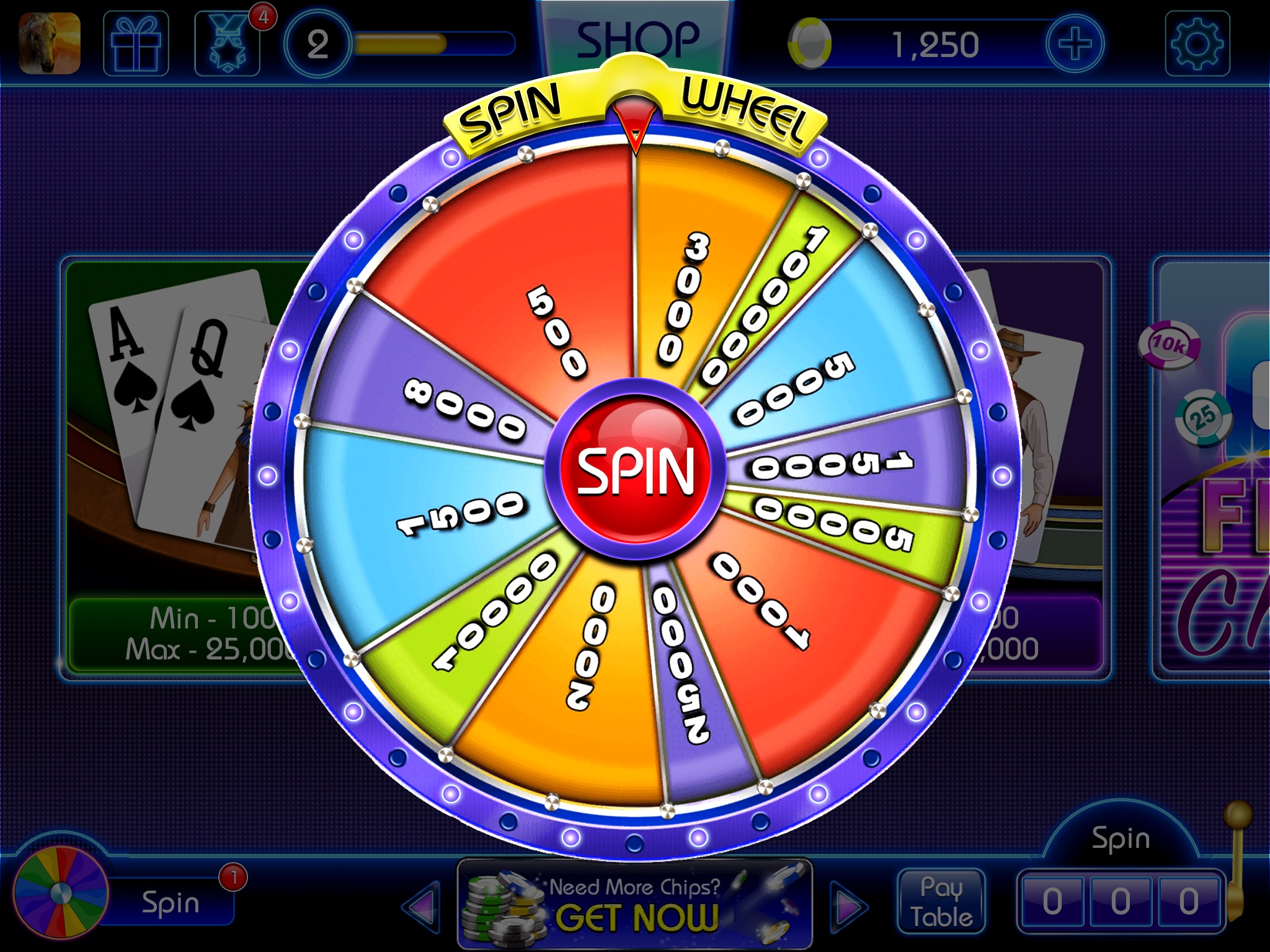 Blackjack-black jack 21 casino screenshot 4